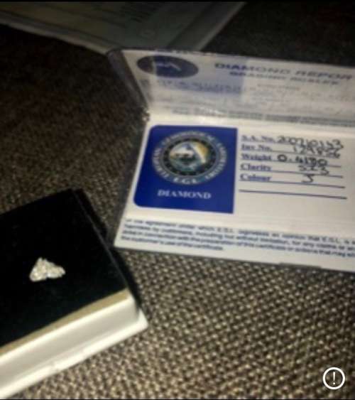 Extremely Rare Horse Head Cut Diamond EGL Certified