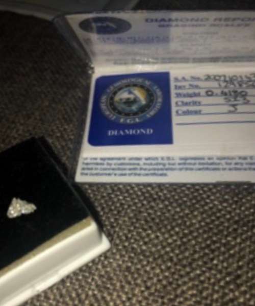 Extremely Rare Horse Head Cut Diamond EGL Certified