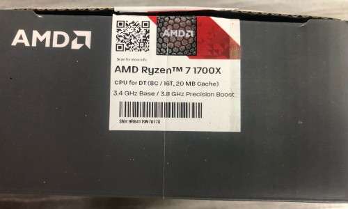 AMD Ryzen 7 1700x
