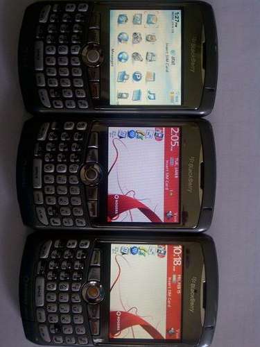 3 x GENUINE Blackberry Curve 8310's. ***UNLOCKED to all SA Networks** BIS, BBM, Camera with flash!
