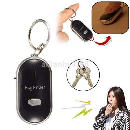 LED Key Finder Locator Find Lost Keys - Whistle Sound Control