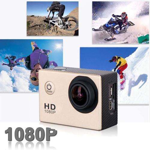 1080P HD 12MP Waterproof Sport Action Video Camera DV Camcorder GOLD