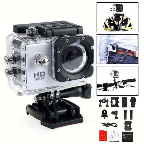 1080P HD 12MP Waterproof Sport Action Video Camera DV Camcorder WHITE