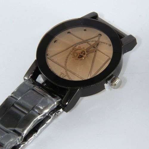 Men Luxury Stainless Steel Quartz Military Sport Leather Band Dial Wrist Watch