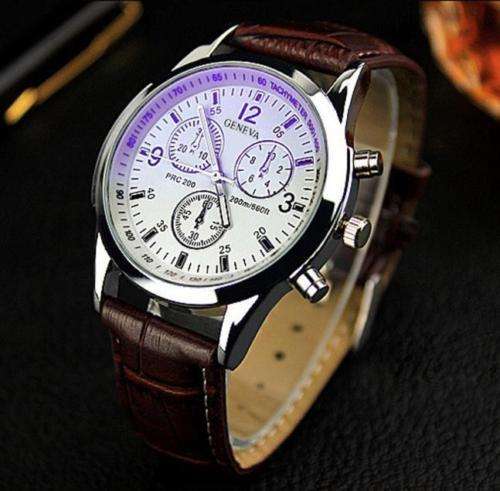 Men's Fashion Black Stainless Steel Luxury Sport Watch
