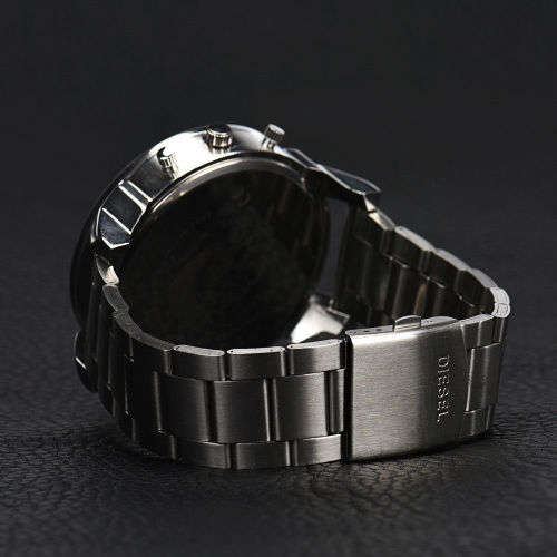 Fashion Luxury Watch Stainless Steel Analog Quartz Sport Mens Wristwatches