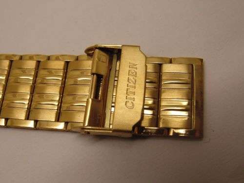 GENUINE CITIZEN QUARTZ GOLD PLATED GOLDEN DIAL EXCELLENT WRIST WATCH RUN ORDER