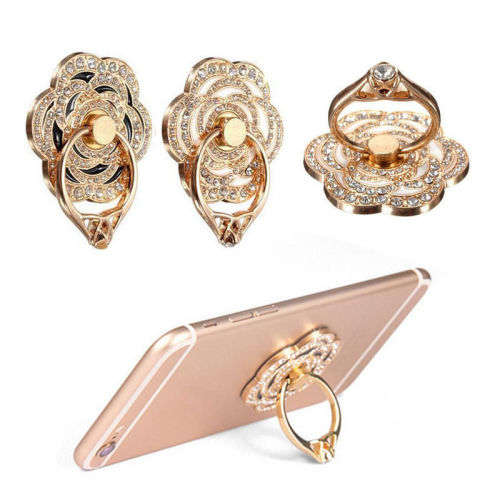 Car Mobile Phone Grip Holder Stand Finger Ring Metal For Cell Phone