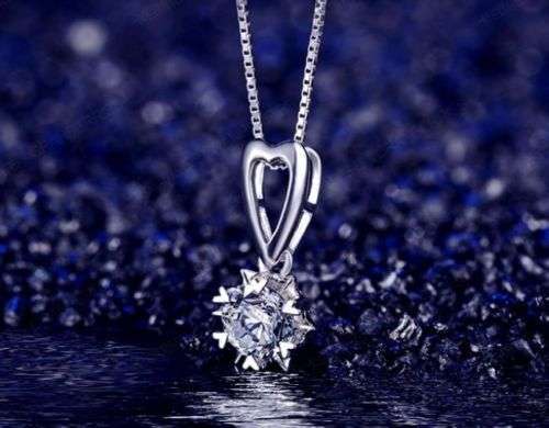 Golden Leaf Pendant Necklace Long Chain Jewelry