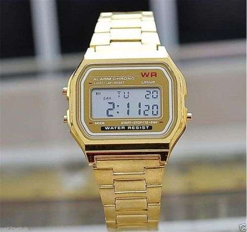 Classic gold retro watch