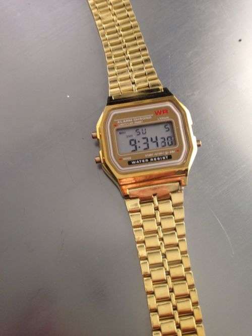 Classic gold retro watch