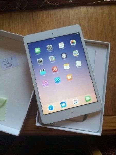 iPAD MINI 1 - 16GB - WHITE - 4G + WIFI - WITH BOX