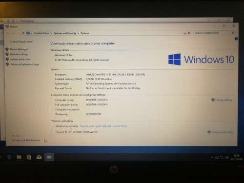 HP i3 250 G1 500GB HD and 4GB Ram