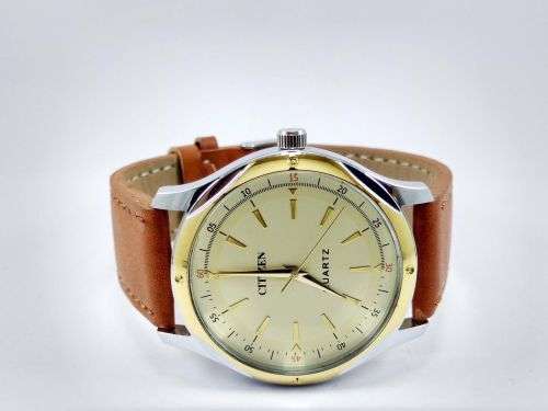 RARE VINTAGE MEN'S CITIZEN QUARTZ 42MM JAPAN MADE WRIST WATCH FOR GENTS WEAR