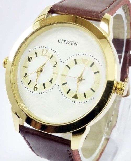RARE VINTAGE MEN'S CITIZEN QUARTZ 42MM JAPAN MADE WRIST WATCH FOR GENTS WEAR