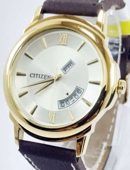 RARE VINTAGE MEN'S CITIZEN QUARTZ 42MM JAPAN MADE WRIST WATCH FOR GENTS WEAR