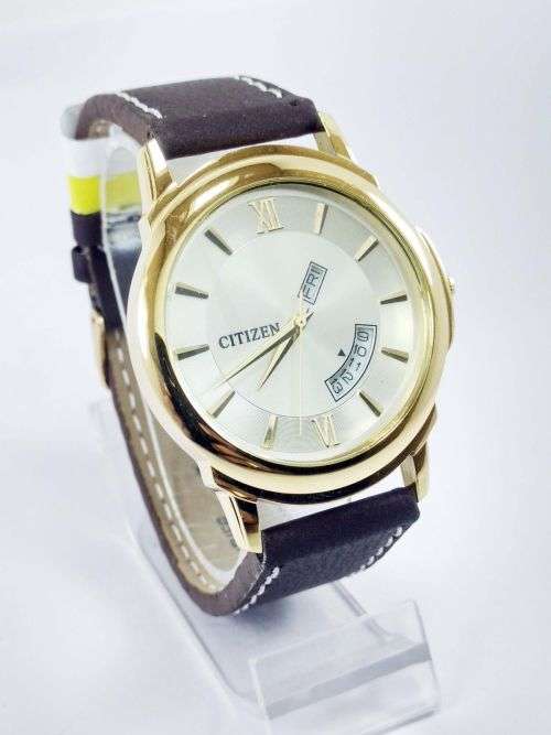 RARE VINTAGE MEN'S CITIZEN QUARTZ 42MM JAPAN MADE WRIST WATCH FOR GENTS WEAR