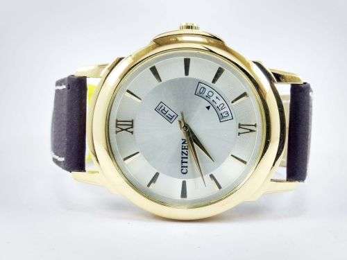 RARE VINTAGE MEN'S CITIZEN QUARTZ 42MM JAPAN MADE WRIST WATCH FOR GENTS WEAR