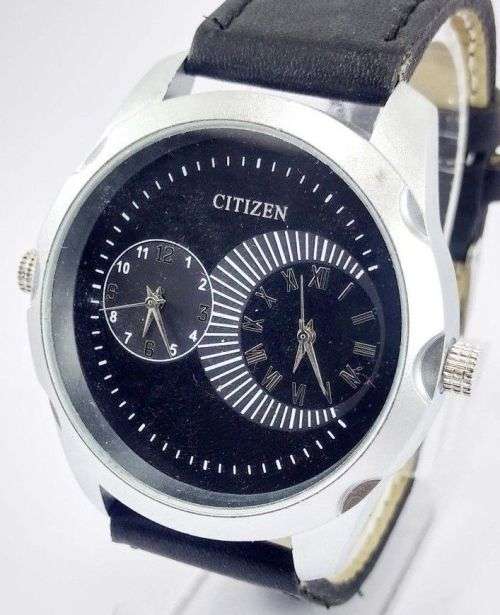 RARE VINTAGE MEN'S CITIZEN QUARTZ 42MM JAPAN MADE WRIST WATCH FOR GENTS WEAR