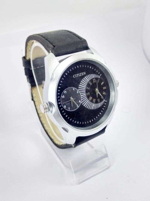 RARE VINTAGE MEN'S CITIZEN QUARTZ 42MM JAPAN MADE WRIST WATCH FOR GENTS WEAR