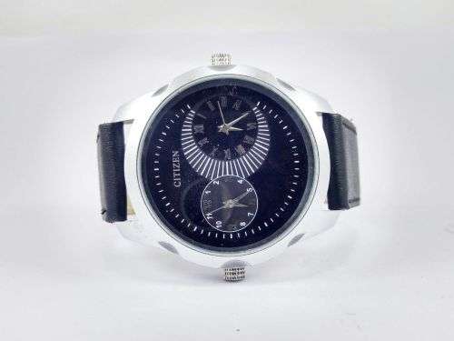 RARE VINTAGE MEN'S CITIZEN QUARTZ 42MM JAPAN MADE WRIST WATCH FOR GENTS WEAR