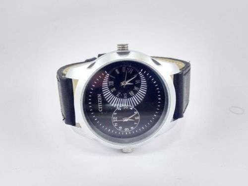 RARE VINTAGE MEN'S CITIZEN QUARTZ 42MM JAPAN MADE WRIST WATCH FOR GENTS WEAR