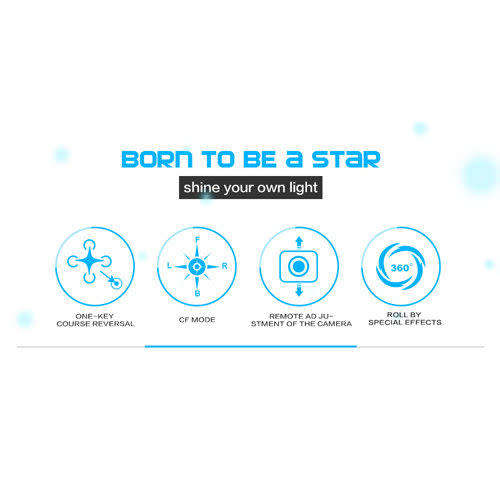 JJRC H11C 2.4G 4CH 6-Axis GYRO RC Quadcopter Drone RTF with 2MP HD Camera LED