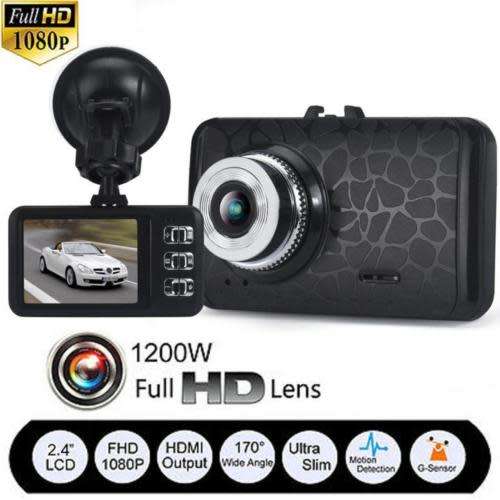 Full HD 1080P CAR DVR Video Camera Recorder Dash Cam G-sensor IR Night Vision