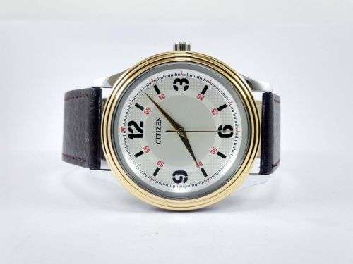RARE VINTAGE MEN'S CITIZEN QUARTZ 42MM JAPAN MADE WRIST WATCH FOR GENTS WEAR