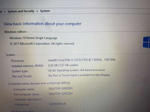 Dell Inspiron 3721 core i5, 1GB Graphics, 1000GB HD and 8GB RAM