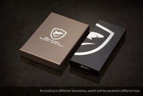 GENUINE Shark Fashion Mens LED Digital Quartz Military Sport Watch Ref26