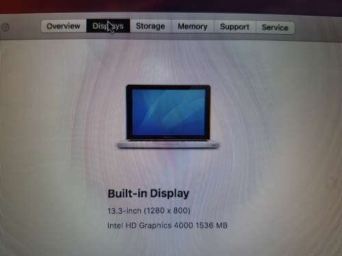 MacBook Pro i5, 13inch 2012 500GB HD and 8GB RAM