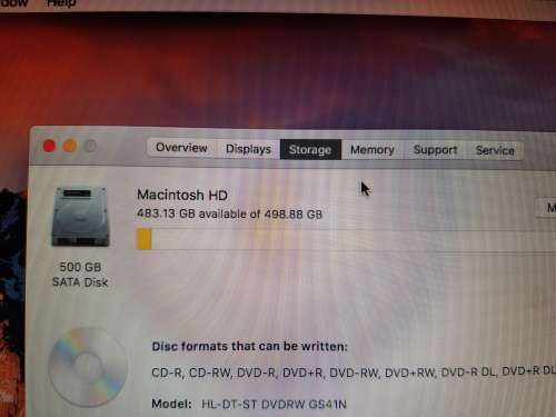 MacBook Pro i5, 13inch 2012 500GB HD and 8GB RAM