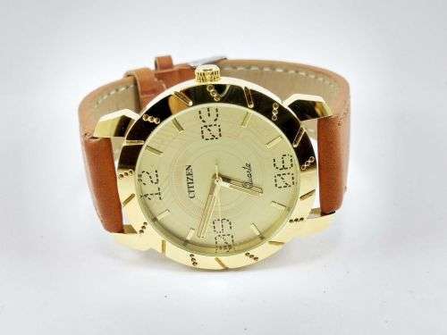 RARE VINTAGE MEN'S CITIZEN QUARTZ 42MM JAPAN MADE WRIST WATCH FOR GENTS WEAR