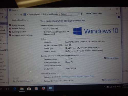 HP Mini One 10inch 320GB HD and 2GB ram
