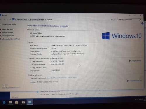 Dell E7240 i5 UltraBook, 256gb SSD and 8gb ram