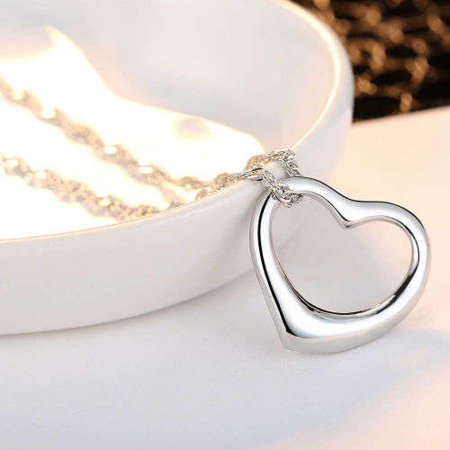 Gold filled love Hollow Heart pendant