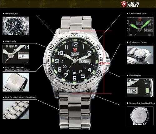 SHARK-ARMY-Official-Black-Date- SHARK-ARMY-Official- Ref-B - DISCOUNTED