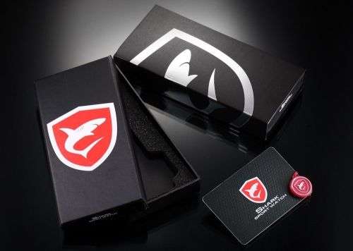 SHARK Fashion Mens Quartz Sport Wrist Watch White LCD Stopwatch Stainless Steel Ref25