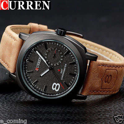 CURREN Men's Strap Sport watch