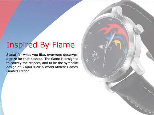 Genuine SHARK Men's Black Leather Band Round Sport Wrist Watch Ref02