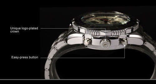 GENUINE Shark Fashion Mens Quartz Military Sport Watch Ref40