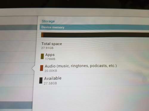 Samsung Galaxy Tab GT-P7300 with 32gb onboard memory