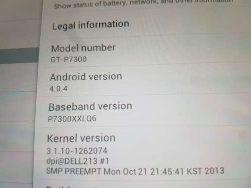 Samsung Galaxy Tab GT-P7300 with 32gb onboard memory