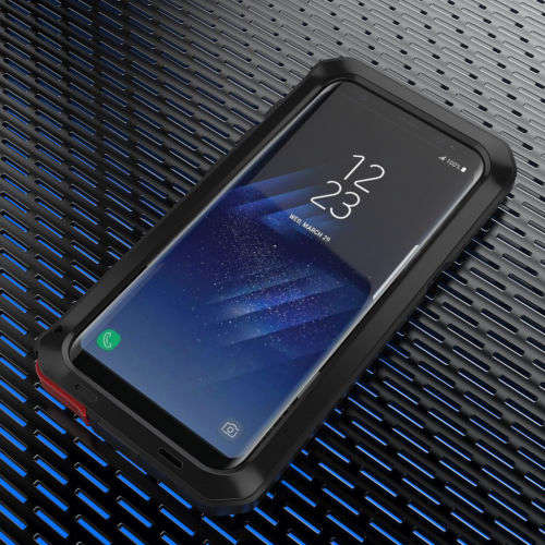 SAMSUNG GALAXY S8 Aluminum Armor Rugged Hybrid Case Shockproof Metal Case Cover