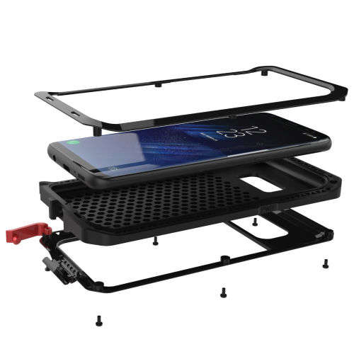 SAMSUNG GALAXY S8 Aluminum Armor Rugged Hybrid Case Shockproof Metal Case Cover