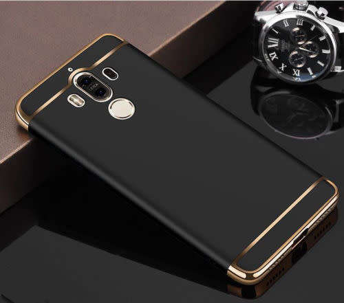 HUAWEI MATE 9 Luxury Slim Hybrid Shockproof Electroplate Case Cover - Black