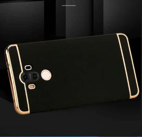 HUAWEI MATE 9 Luxury Slim Hybrid Shockproof Electroplate Case Cover - Black