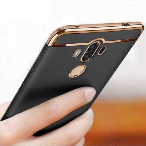 HUAWEI MATE 9 Luxury Slim Hybrid Shockproof Electroplate Case Cover - Black