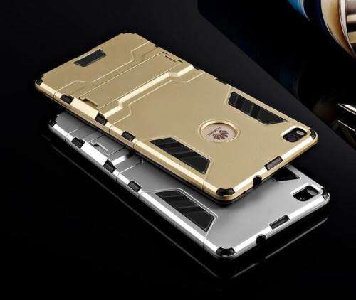 HUAWEI P10 Hybrid Armor Shockproof Hard Rubber Case Cover - GOLD
